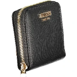 Nero Poliuretano Women Wallet