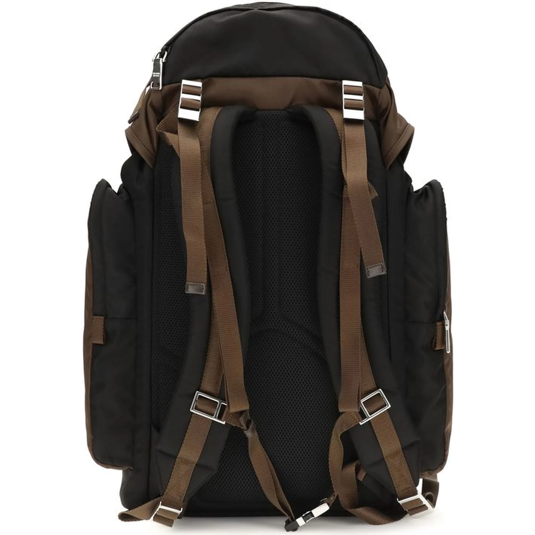 Brown Recycled Polyamide Backpack