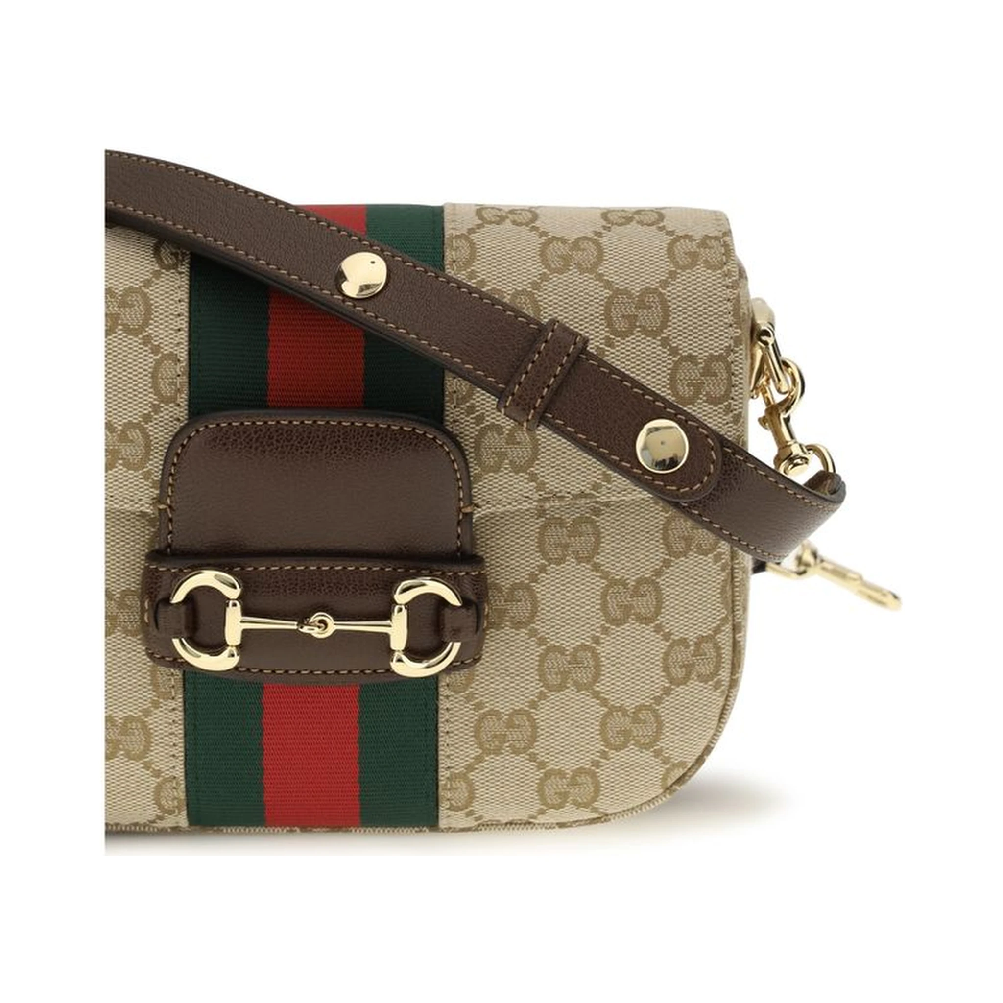 Beige Fabric Shoulder Bag