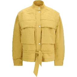 Bicolor Modal Full-Length Jacket