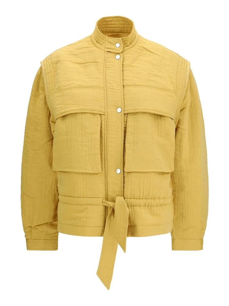 Bicolor Modal Full-Length Jacket
