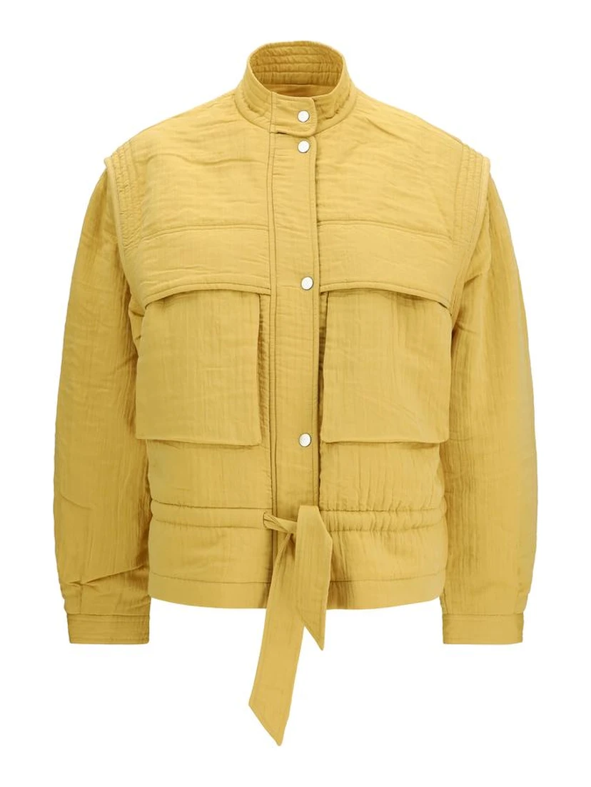 Bicolor Modal Full-Length Jacket