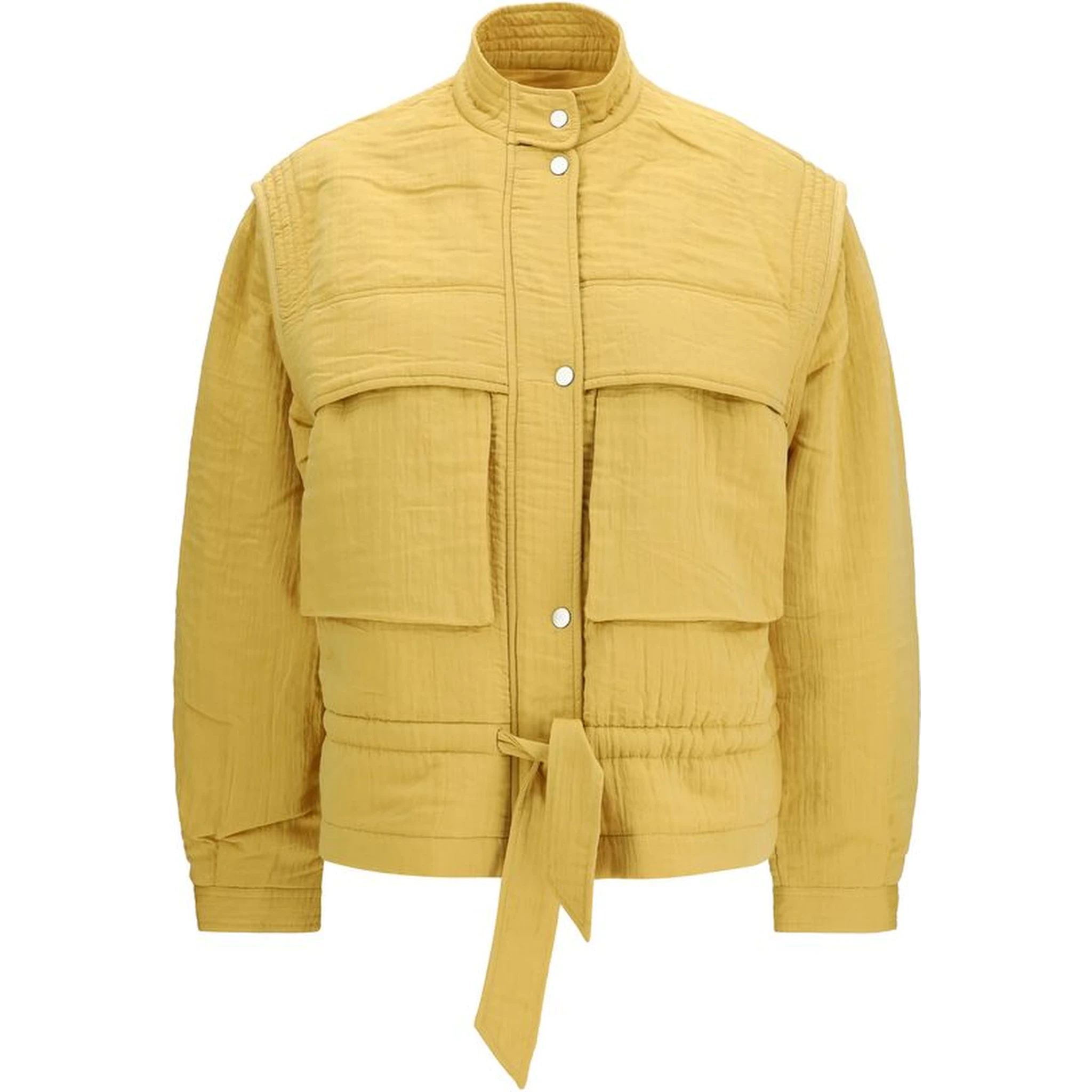 Bicolor Modal Full-Length Jacket