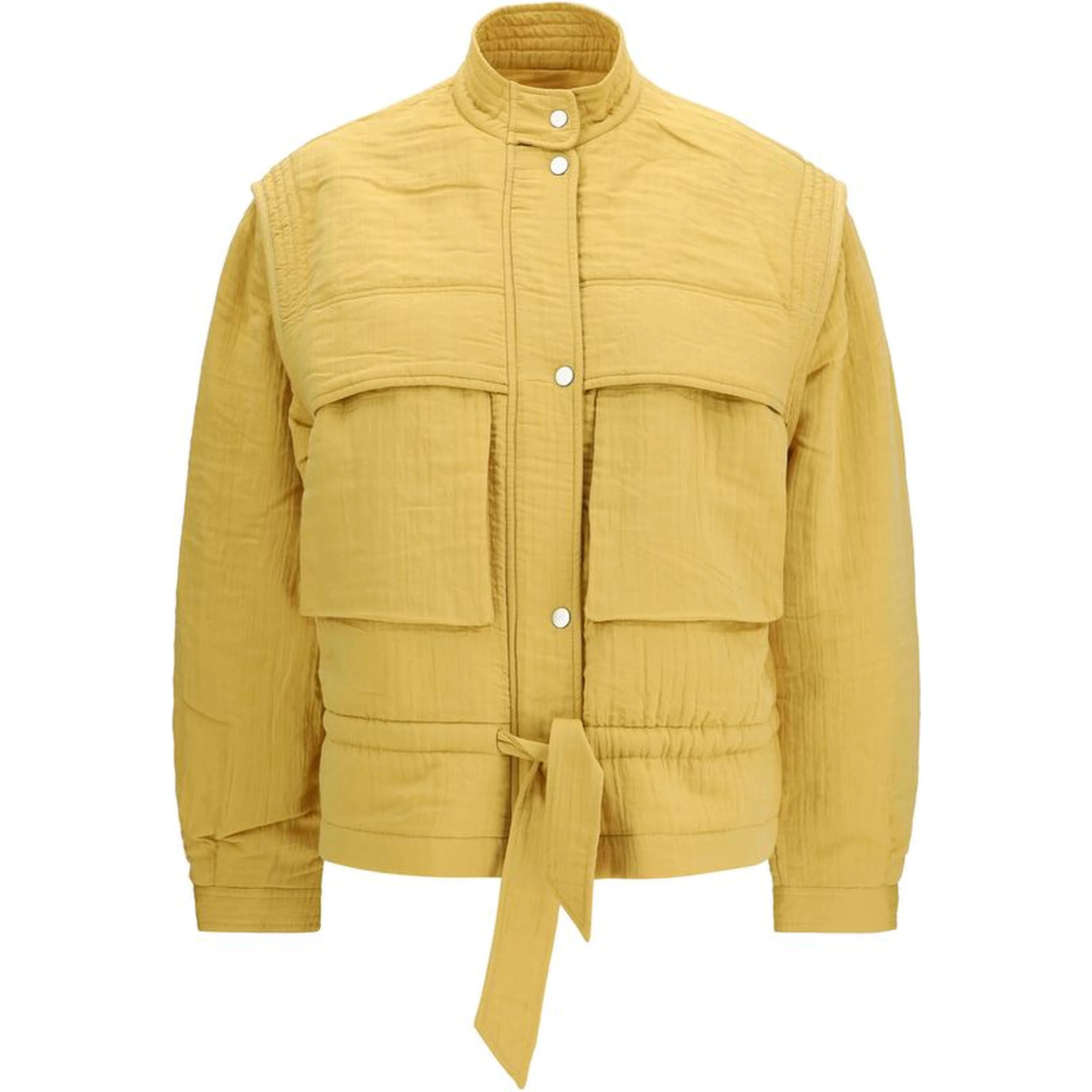 Bicolor Modal Full-Length Jacket