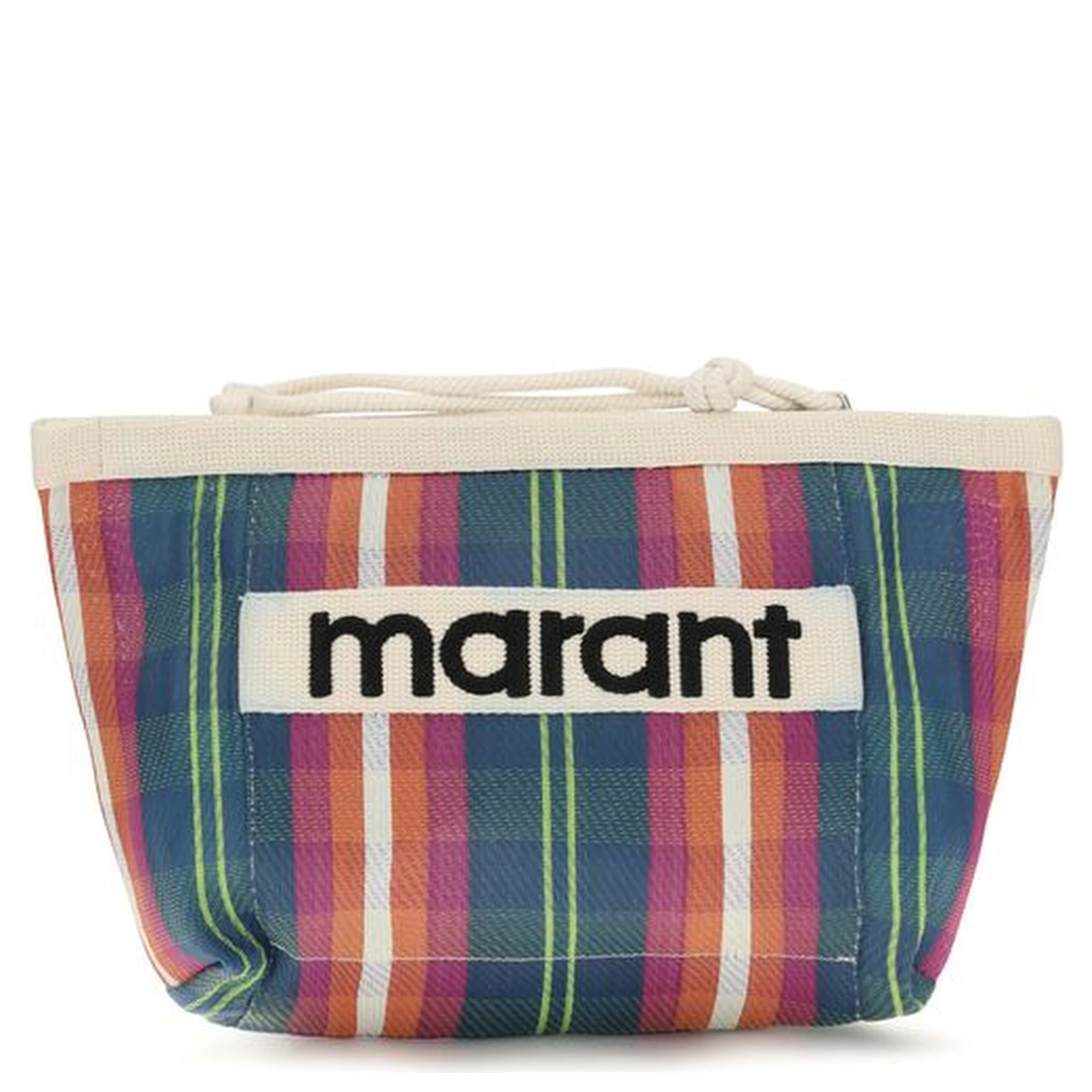 Multicolor Nylon Clutch Bag