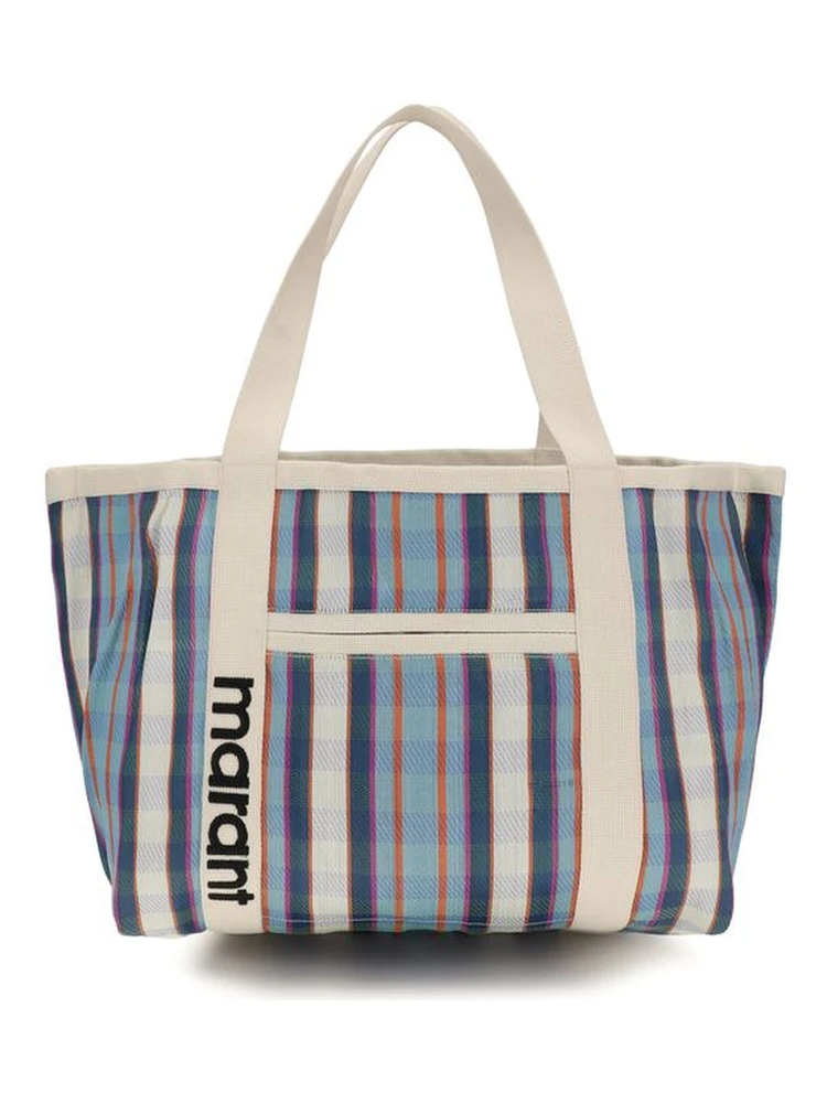 Multicolor Nylon Shoulder Bag