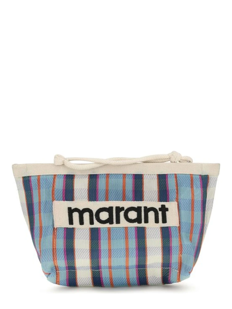 Multicolor Nylon Clutch Bag