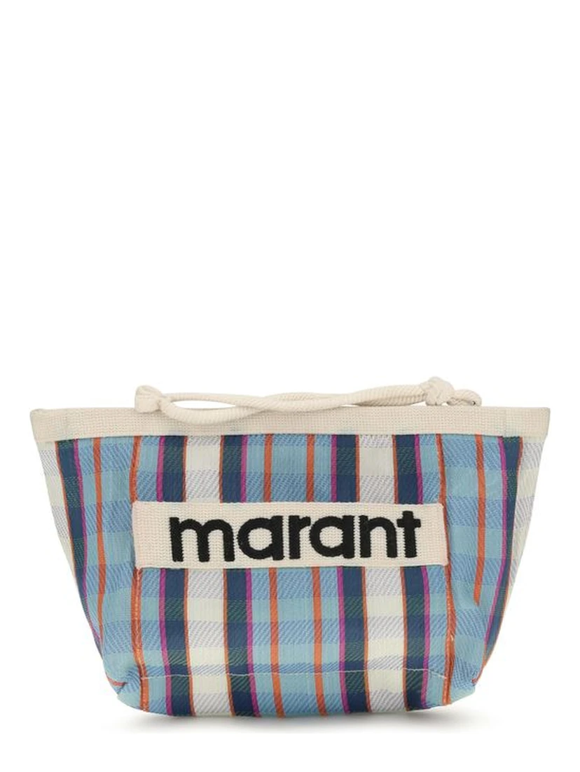 Multicolor Nylon Clutch Bag
