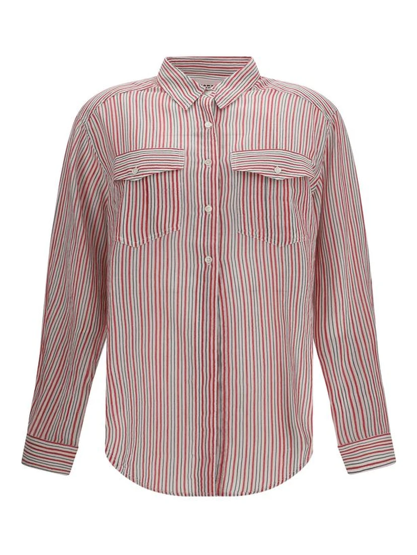 Beige Cotton Pattern Shirt
