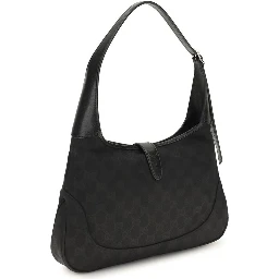 Black Fabric Shoulder Bag