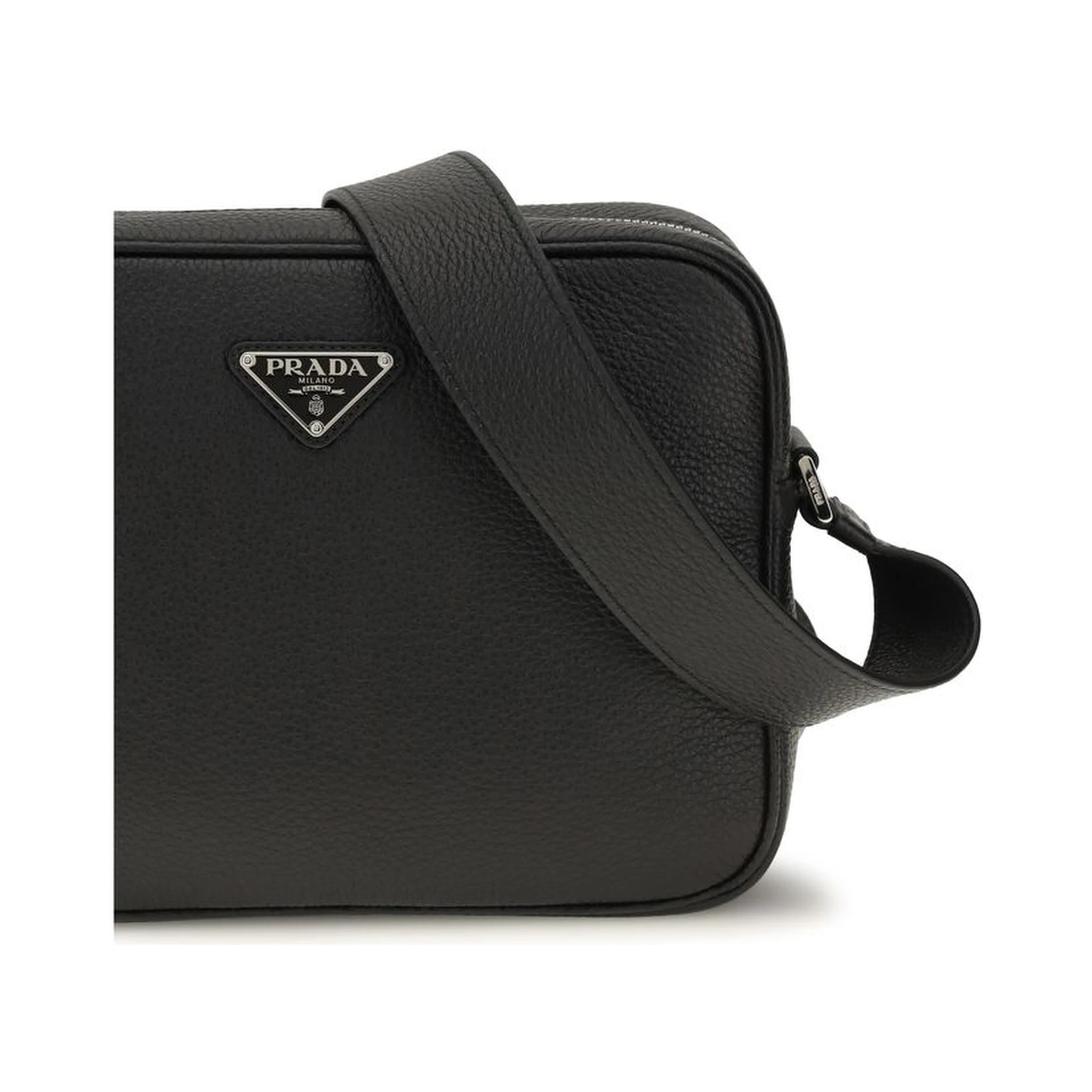 Black Calf Leather Bos Taurus Shoulder Bag