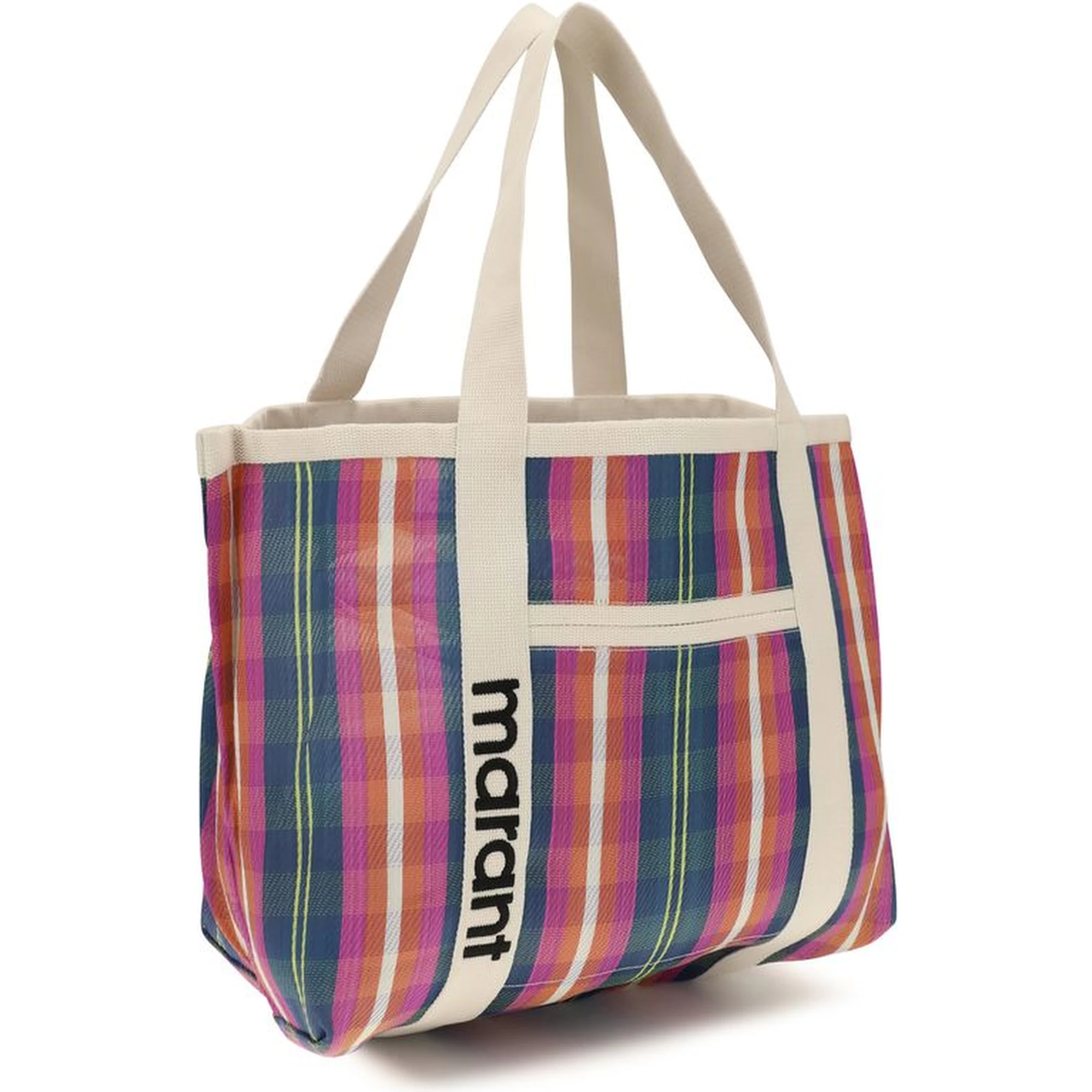 Multicolor Nylon Shoulder Bag