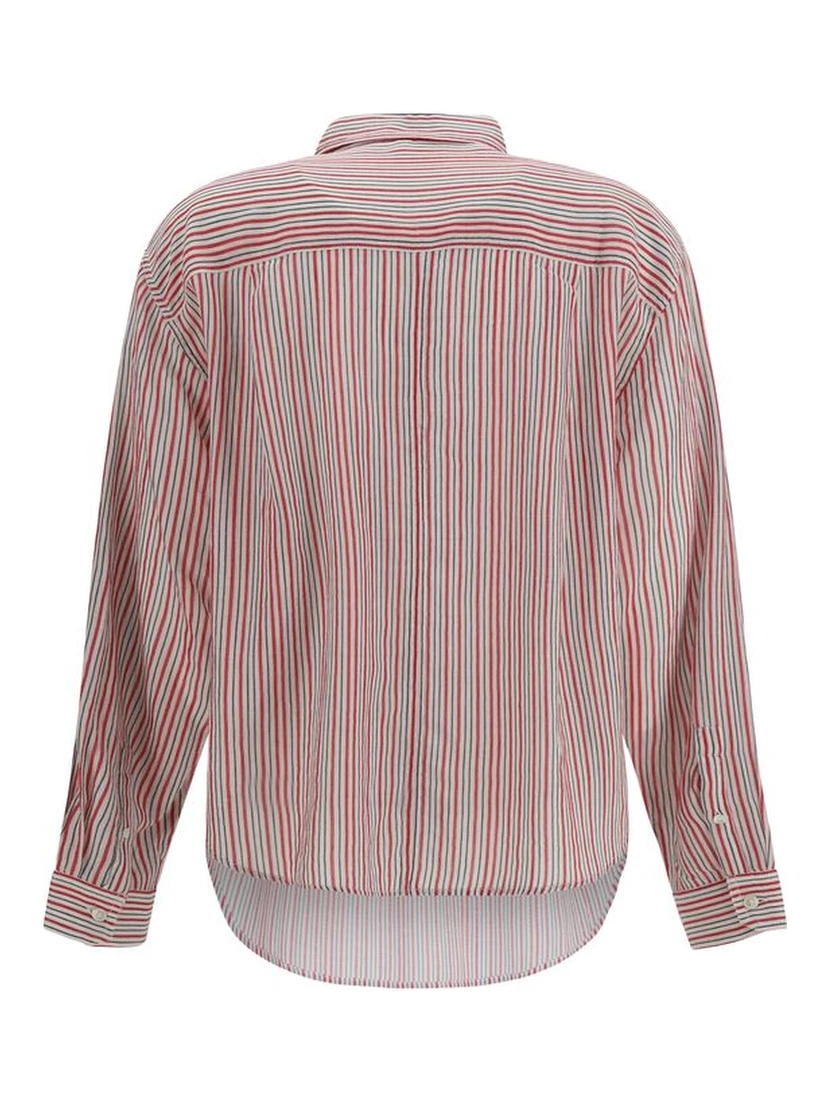 Beige Cotton Pattern Shirt