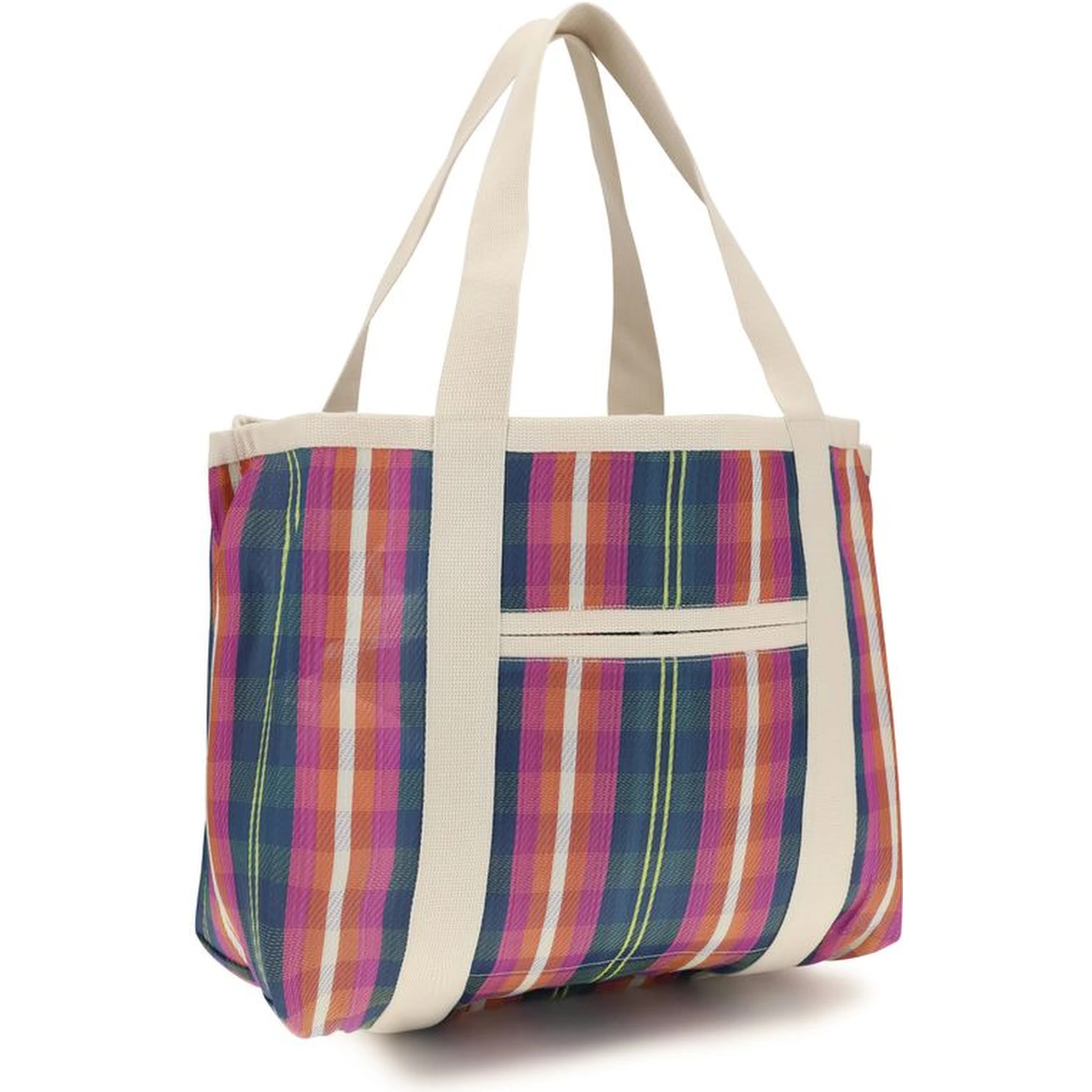 Multicolor Nylon Shoulder Bag