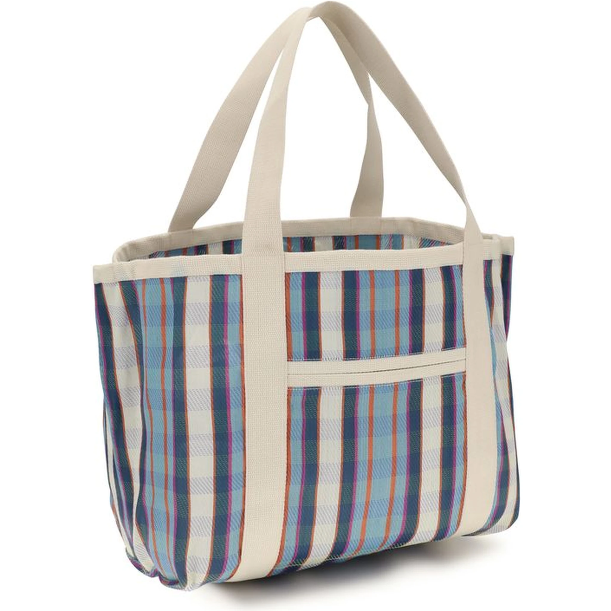 Multicolor Nylon Shoulder Bag