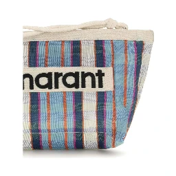 Multicolor Nylon Clutch Bag