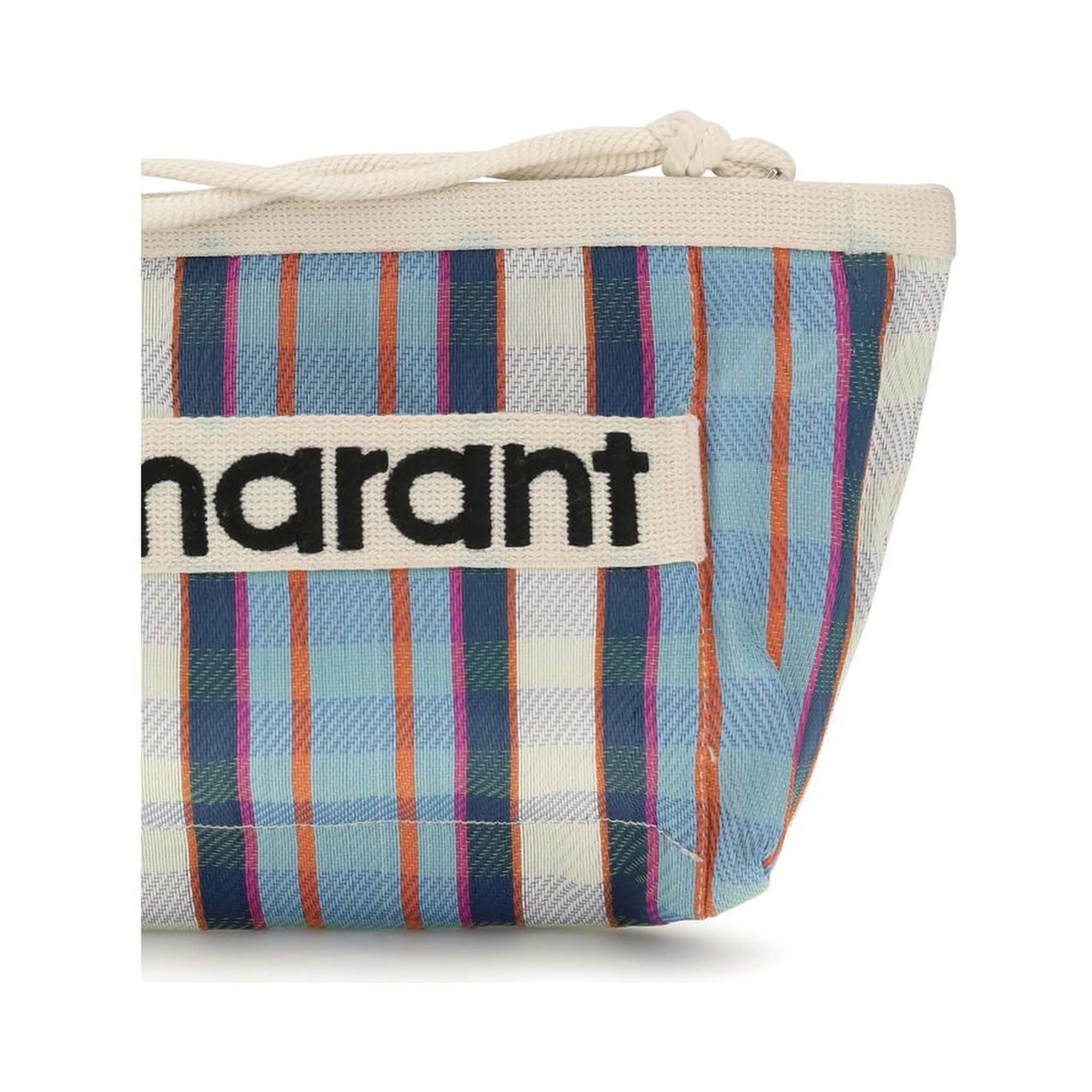 Multicolor Nylon Clutch Bag