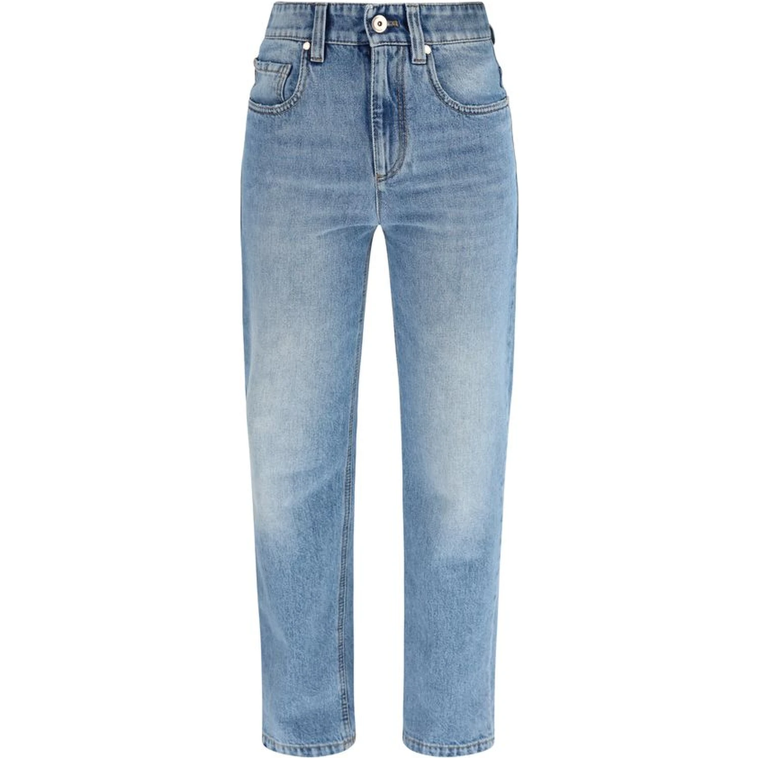 Blue Cotton Jeans Denim