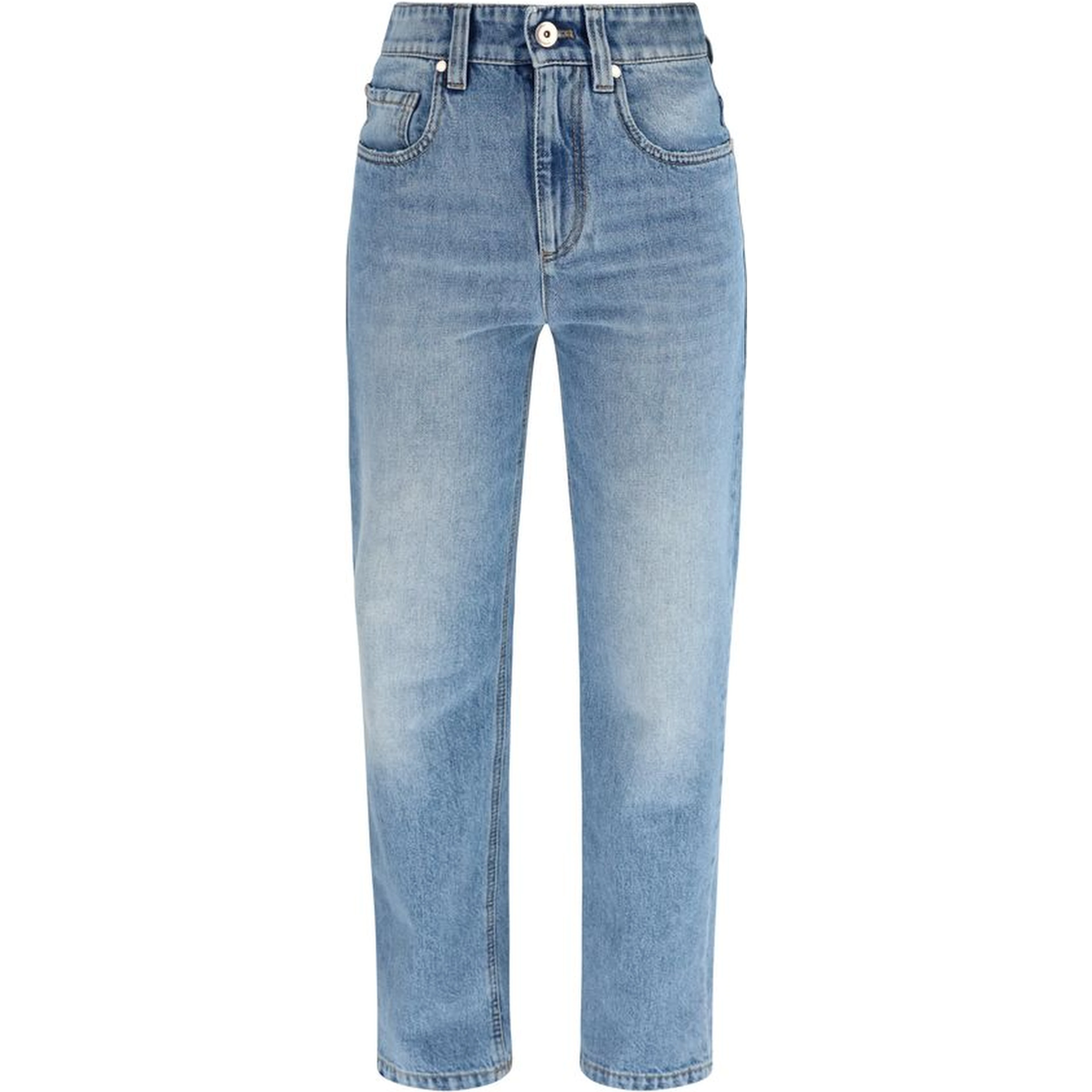 Blue Cotton Jeans Denim