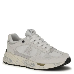 White Polyamide Chunky Sneakers