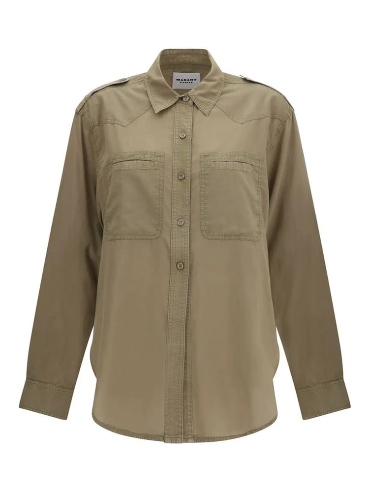 Bicolor Cotton Shirt