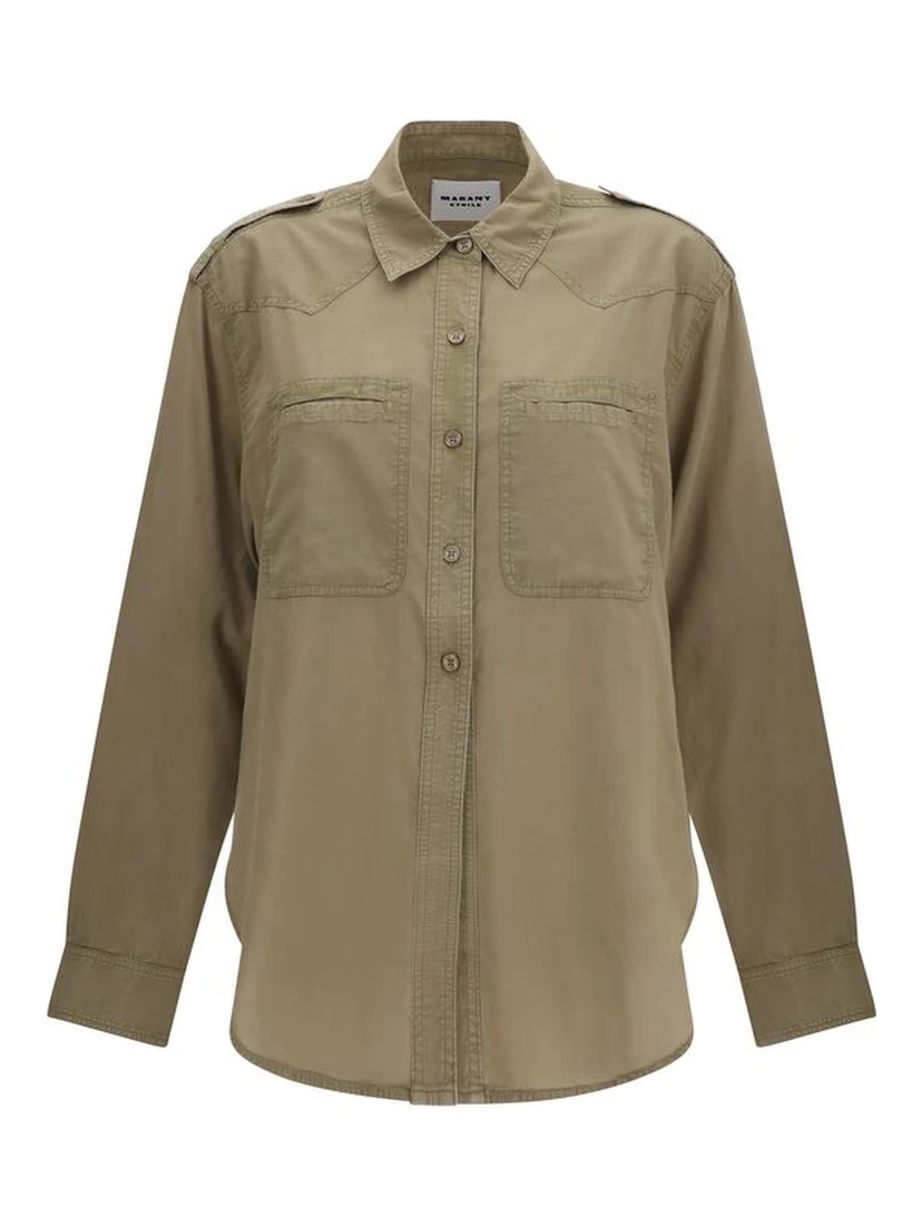 Bicolor Cotton Shirt