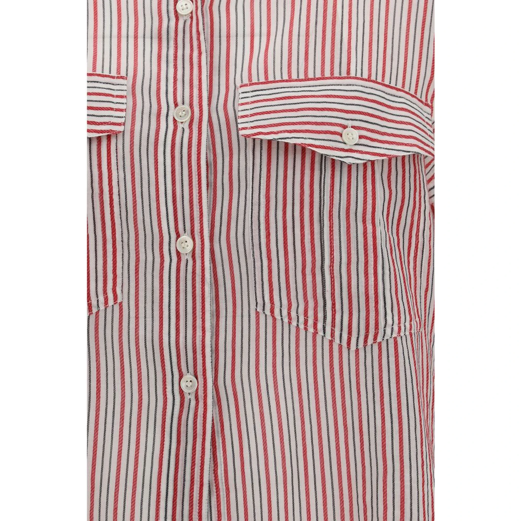 Beige Cotton Pattern Shirt