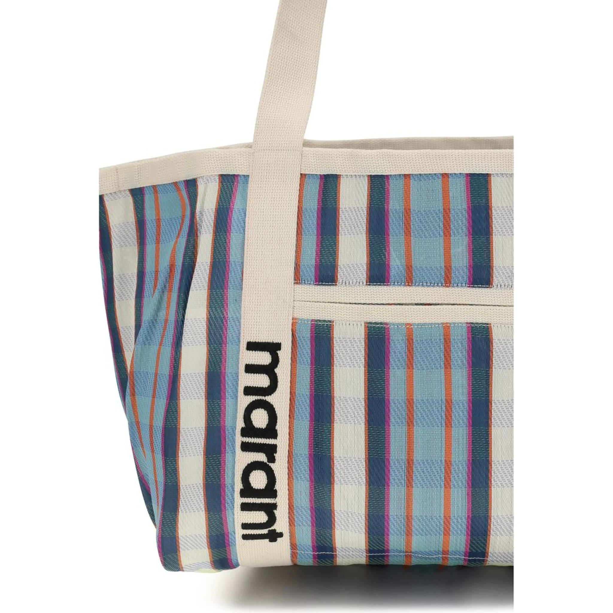 Multicolor Nylon Shoulder Bag