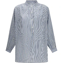 Blue Cotton Blouse