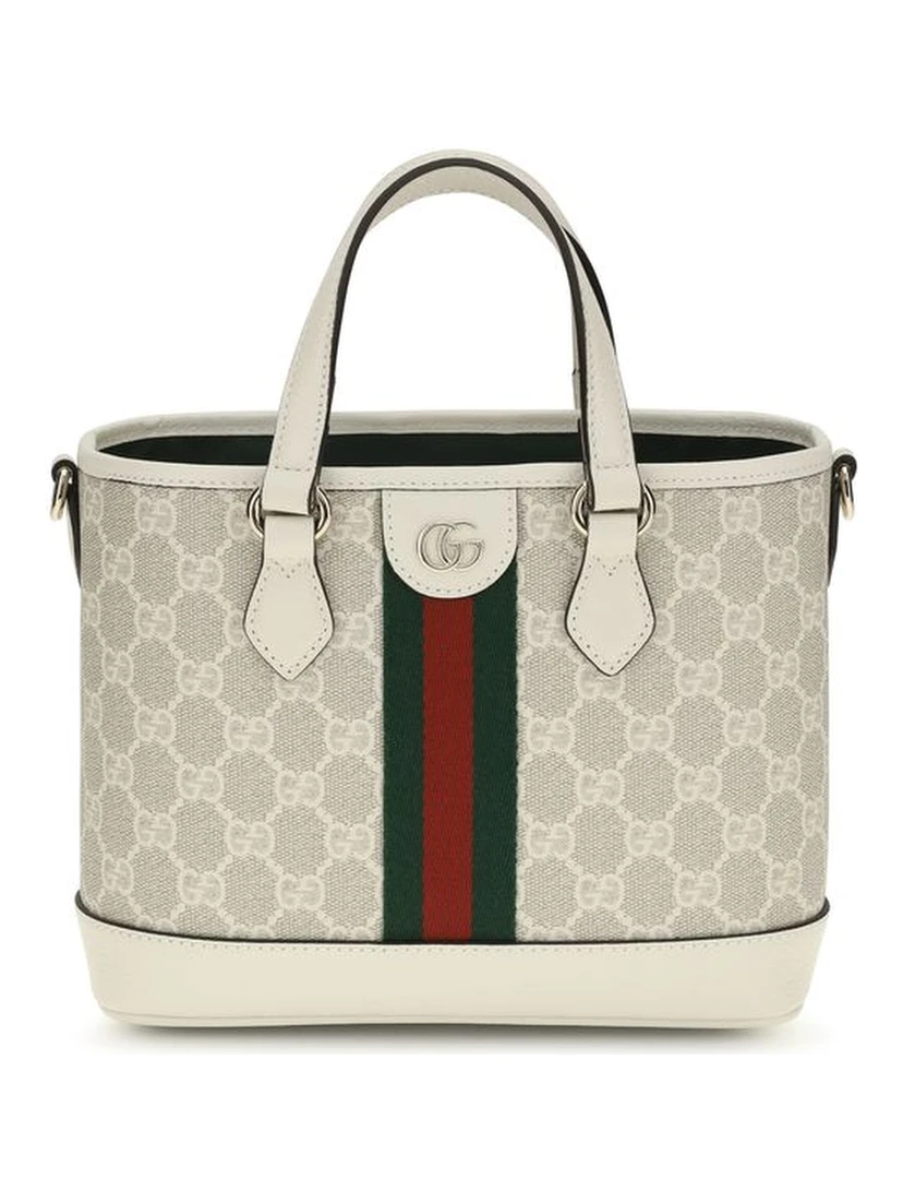 White Fabric Shoulder Bag