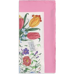 Multicolor Silk Scarf