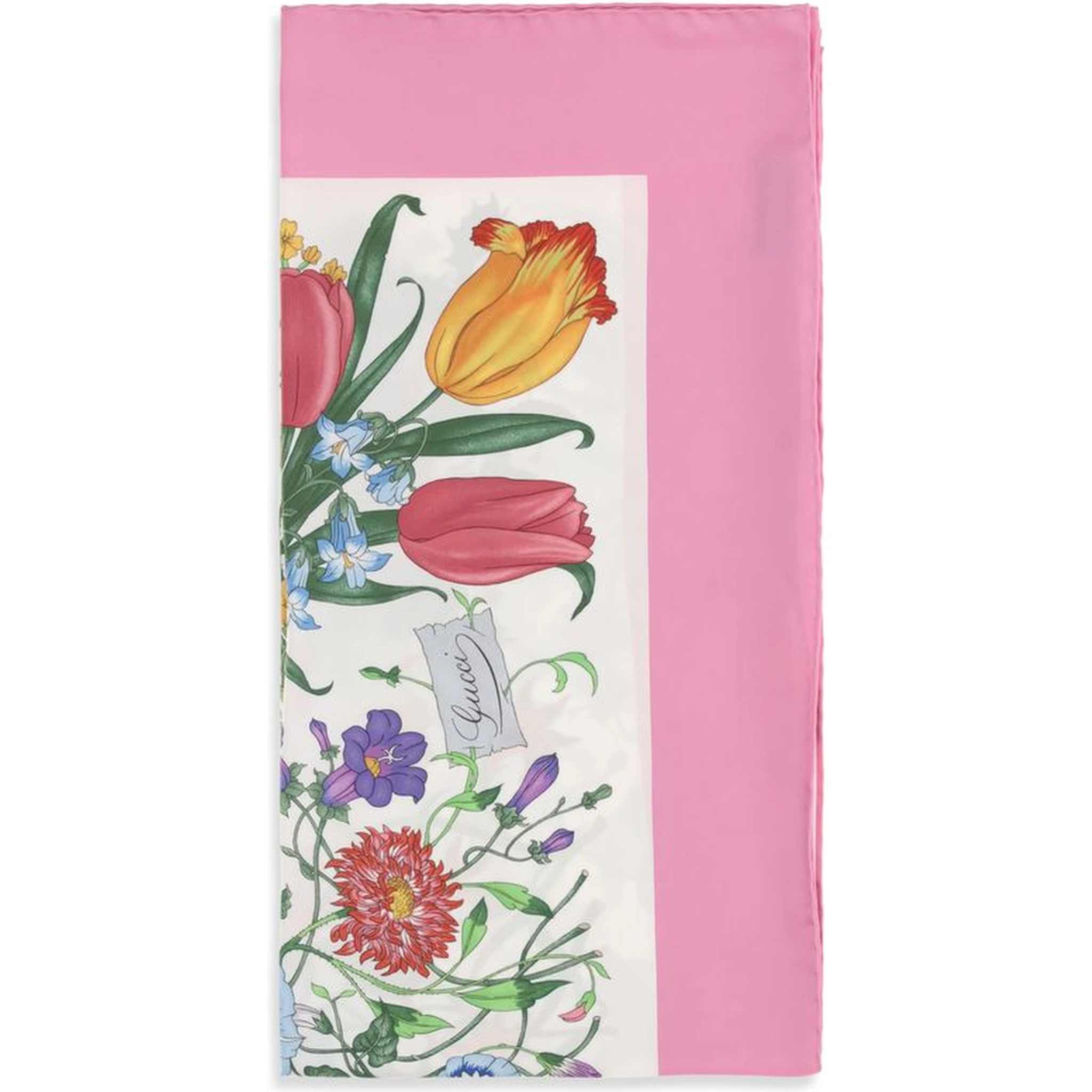 Multicolor Silk Scarf