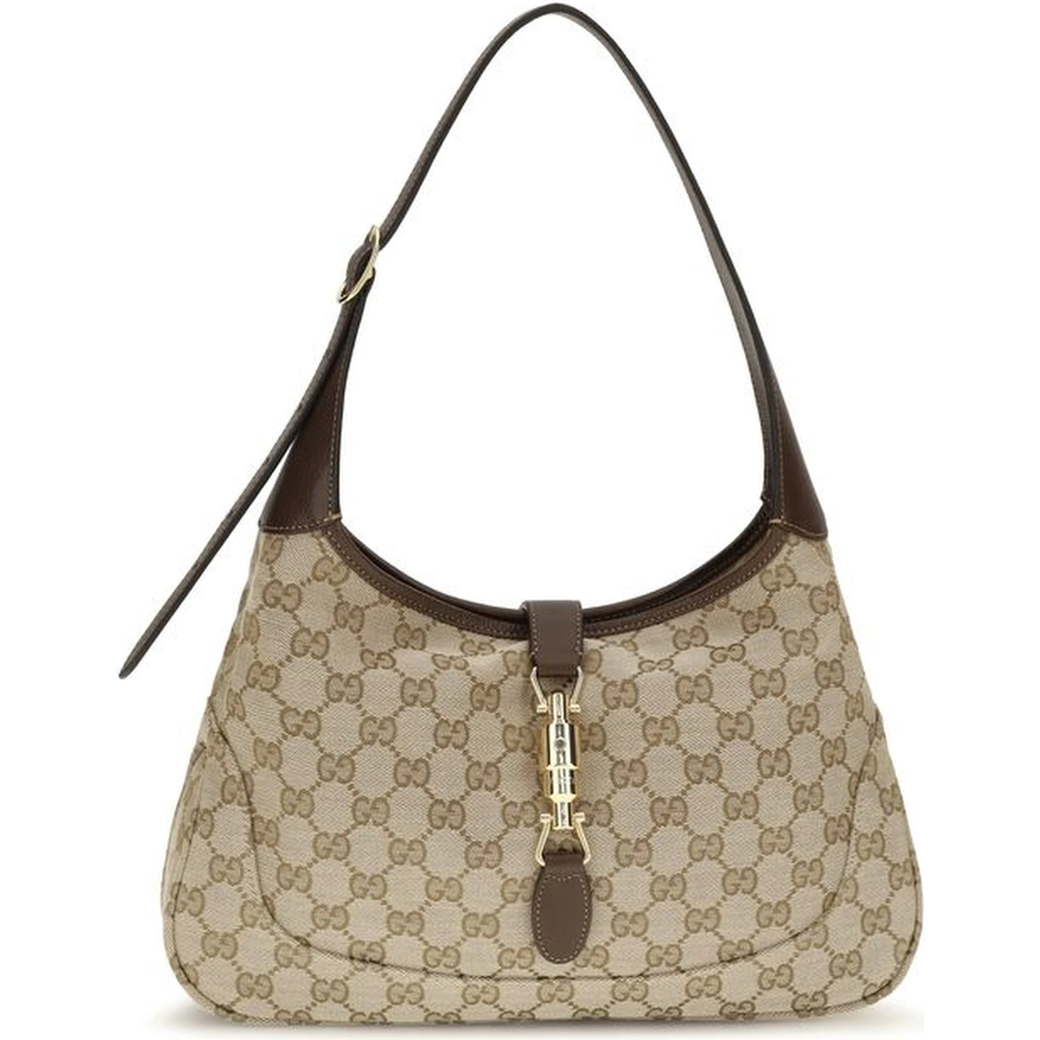 Beige Fabric Shoulder Bag