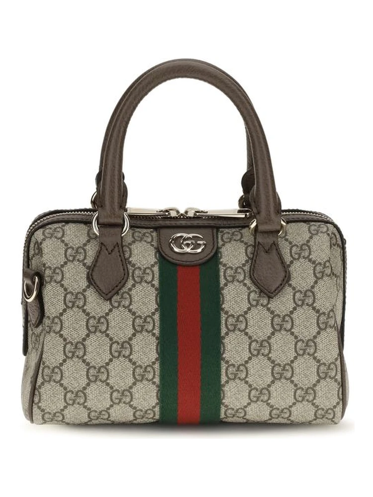 Brown Fabric Handbag