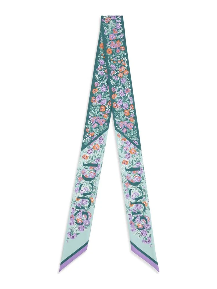 Multicolor Silk Scarf