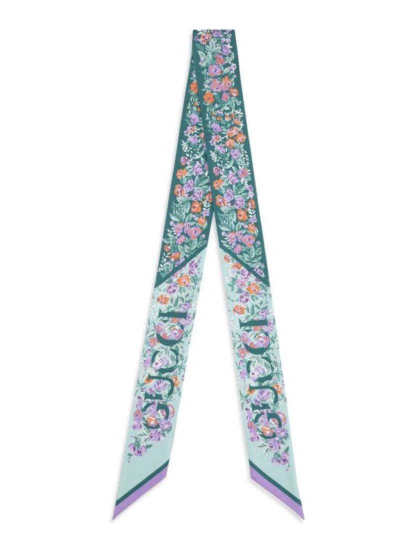 Multicolor Silk Scarf