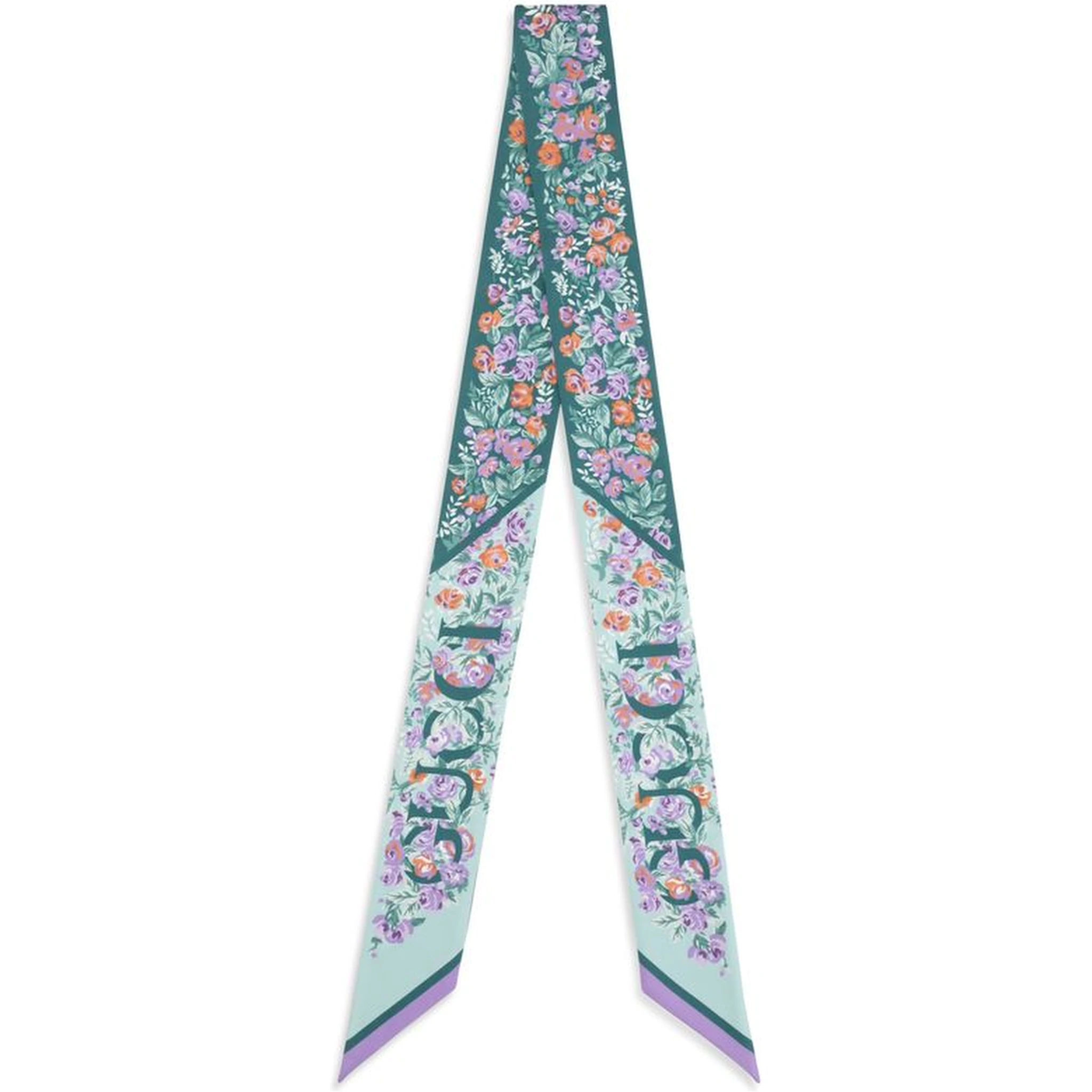 Multicolor Silk Scarf