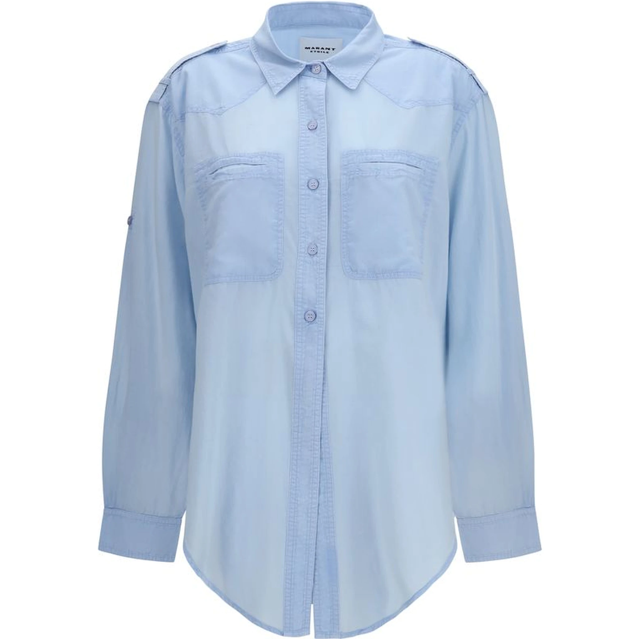 Blue Cotton Shirt