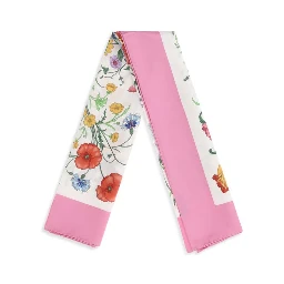 Multicolor Silk Scarf