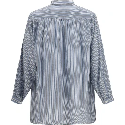 Blue Cotton Blouse