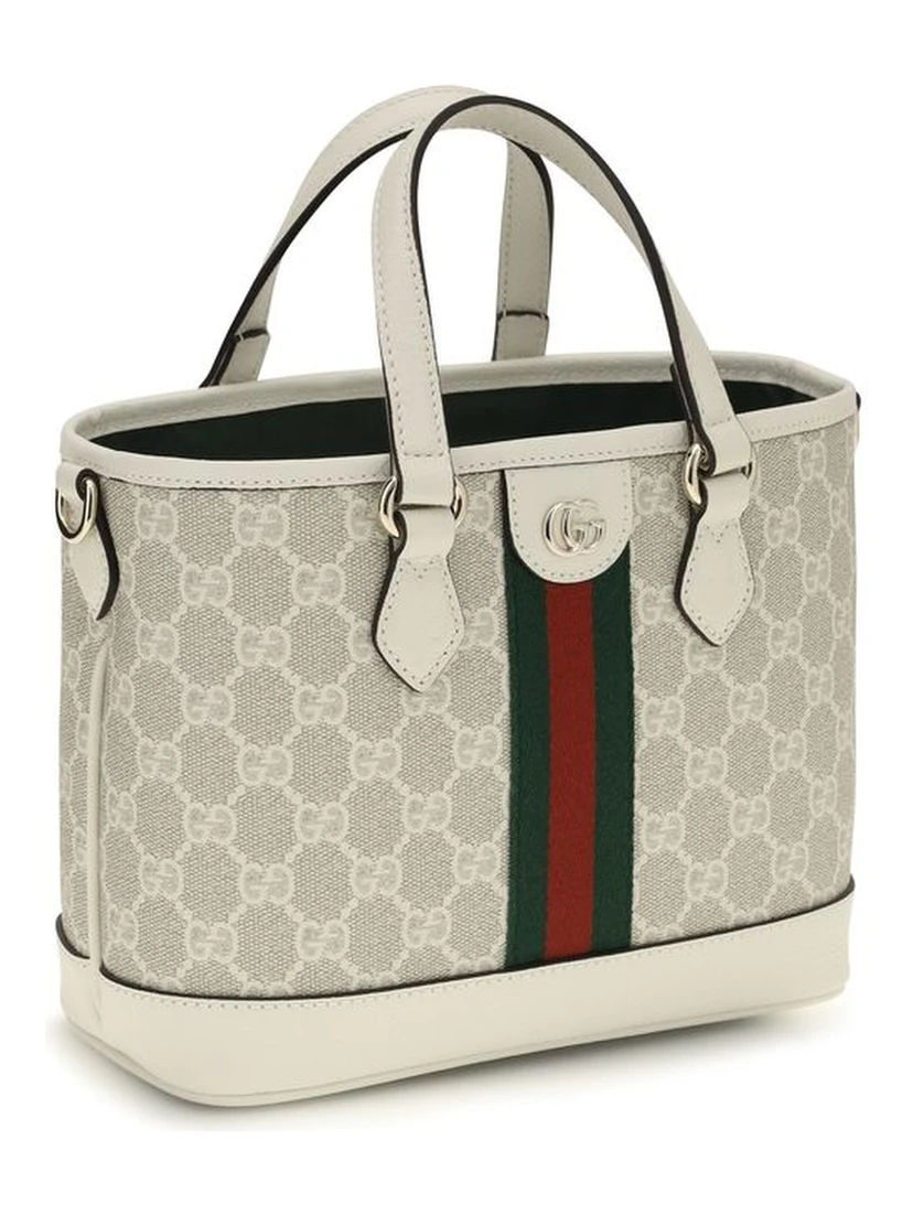 White Fabric Shoulder Bag
