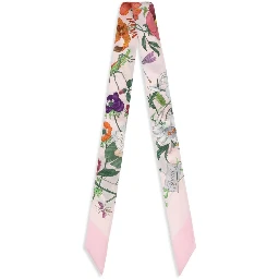 Multicolor Silk Scarf
