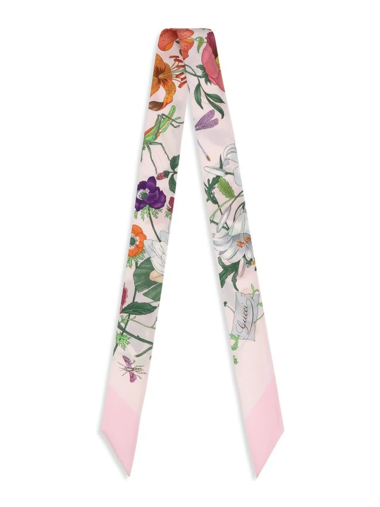 Multicolor Silk Scarf