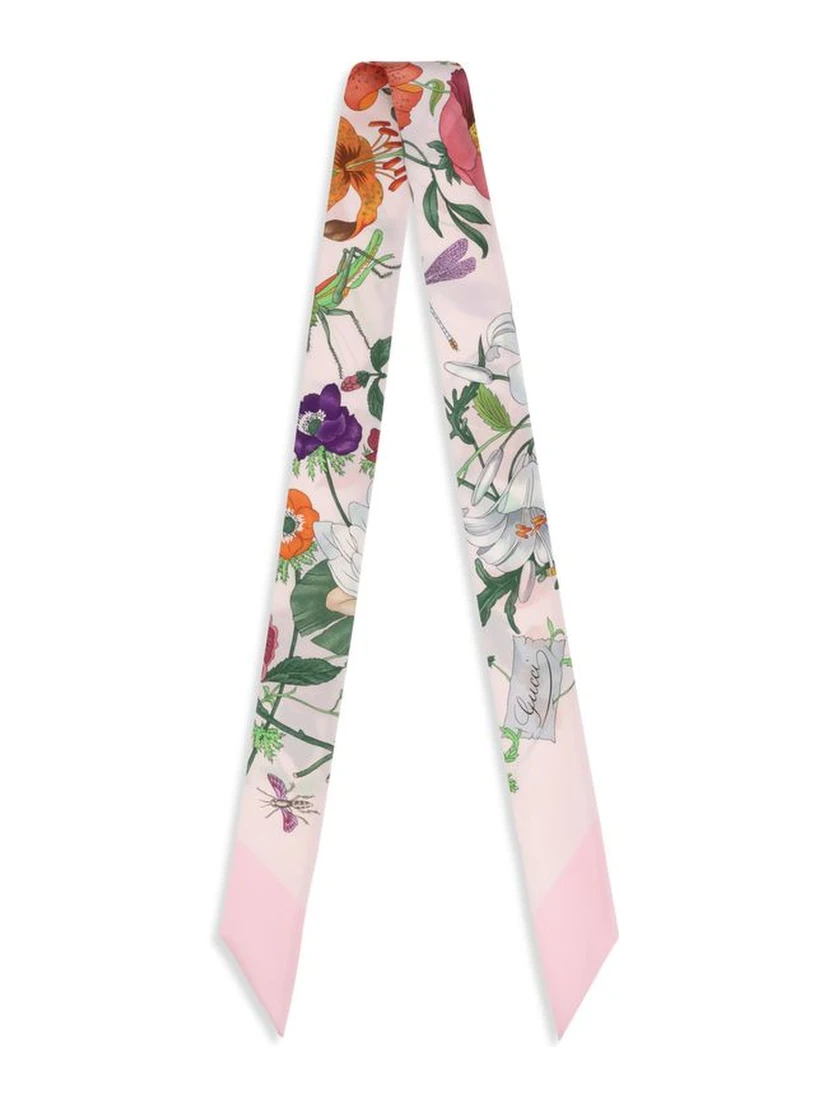 Multicolor Silk Scarf