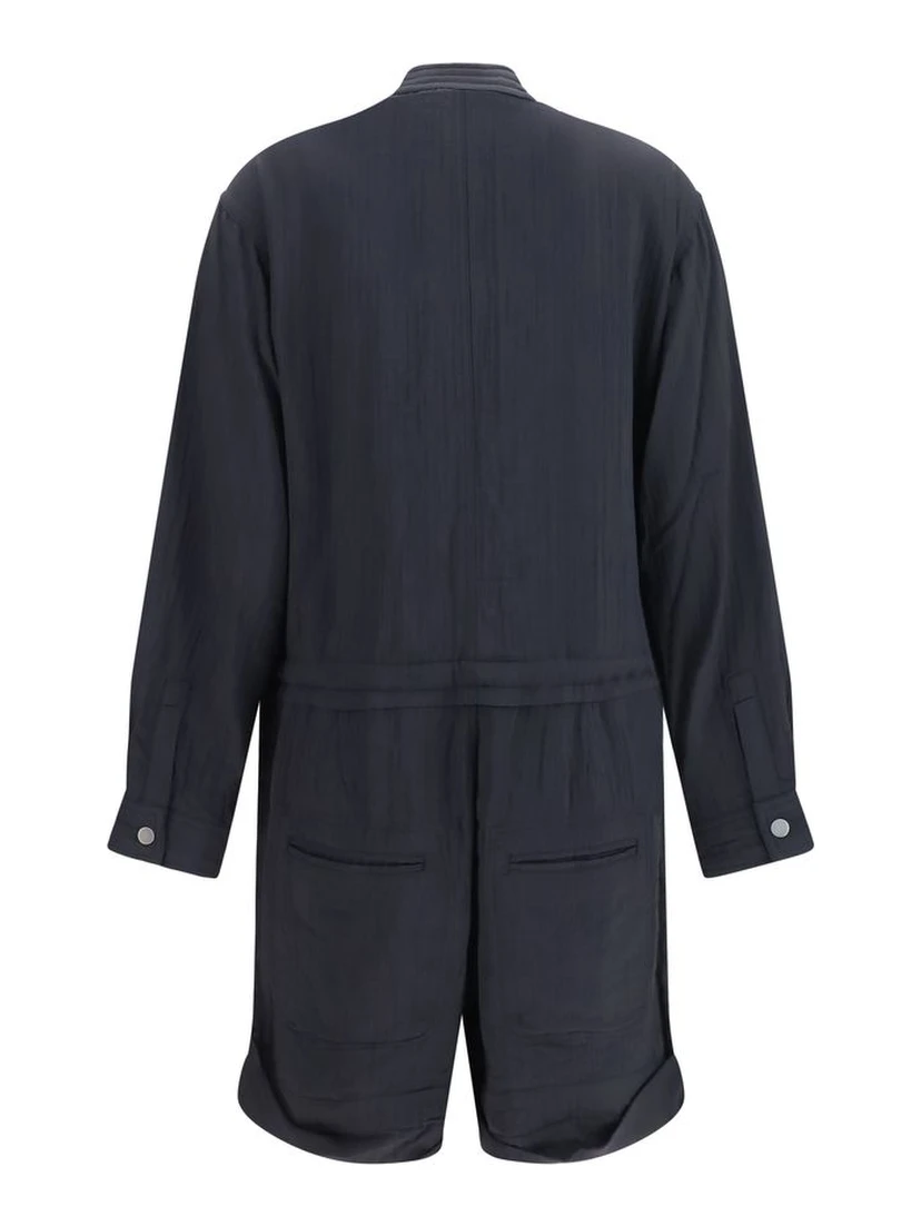 Black Viscose Jumpsuit