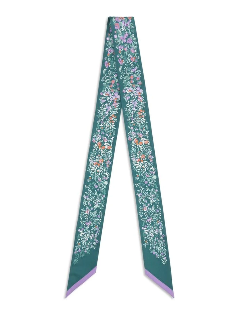 Multicolor Silk Scarf
