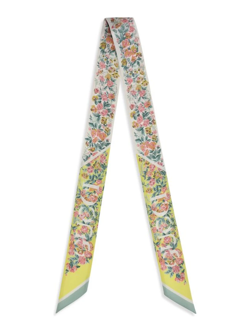 Multicolor Silk Scarf