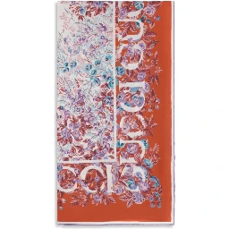 Multicolor Silk Scarf