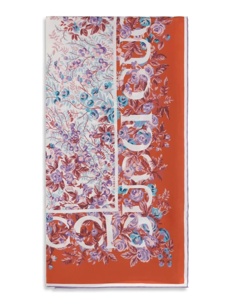 Multicolor Silk Scarf