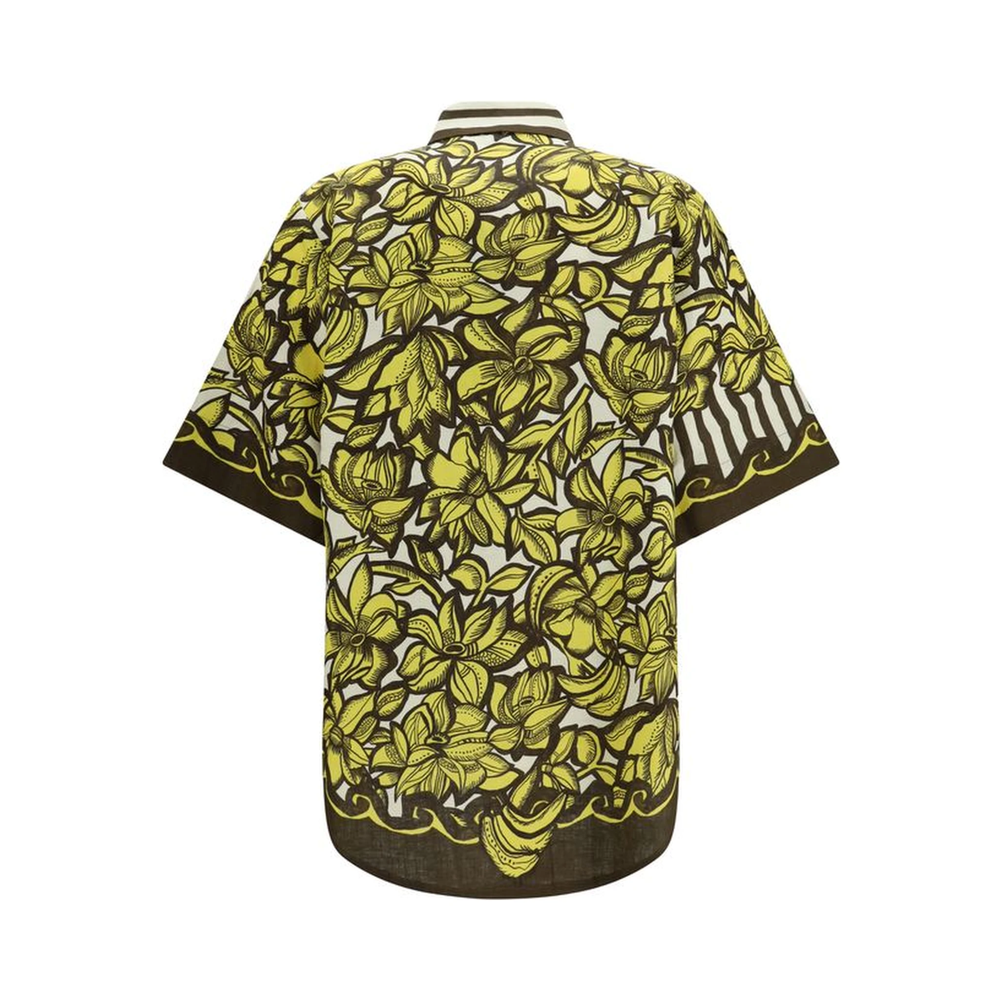 Multicolor Hemp Shortsleeve Shirt